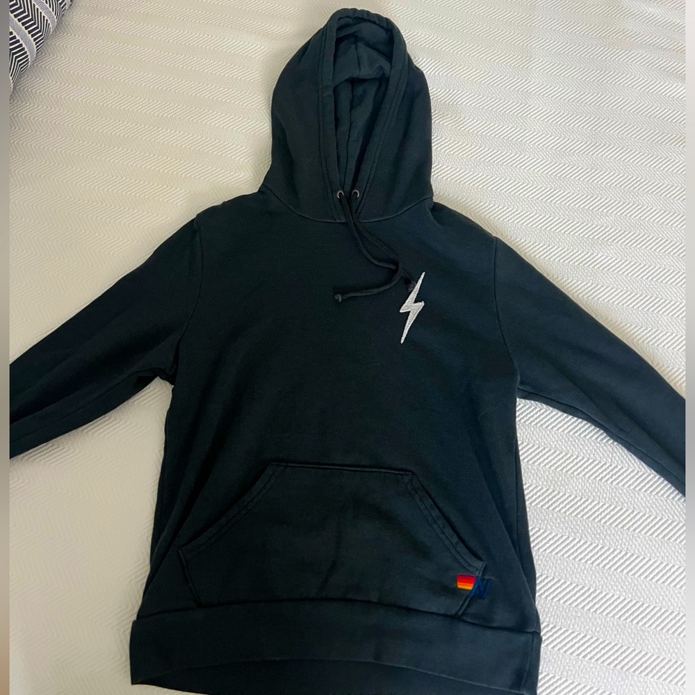 aviator nation bolt lightweight pullover hoodie